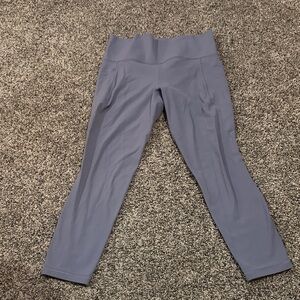 Athleta Salutation Stash Pocket II 7/8 Tight,Tempest Violet Leggings SIZE M
